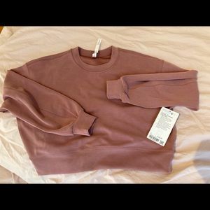 Lulu Lemon Perfectly Oversized Crop Crew